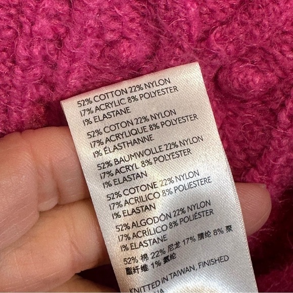 Pink free people cozy sweater in size large. - Picture 9 of 16